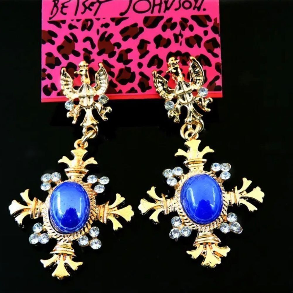 BJ BLUE EARRINGS NWT JUST IN!